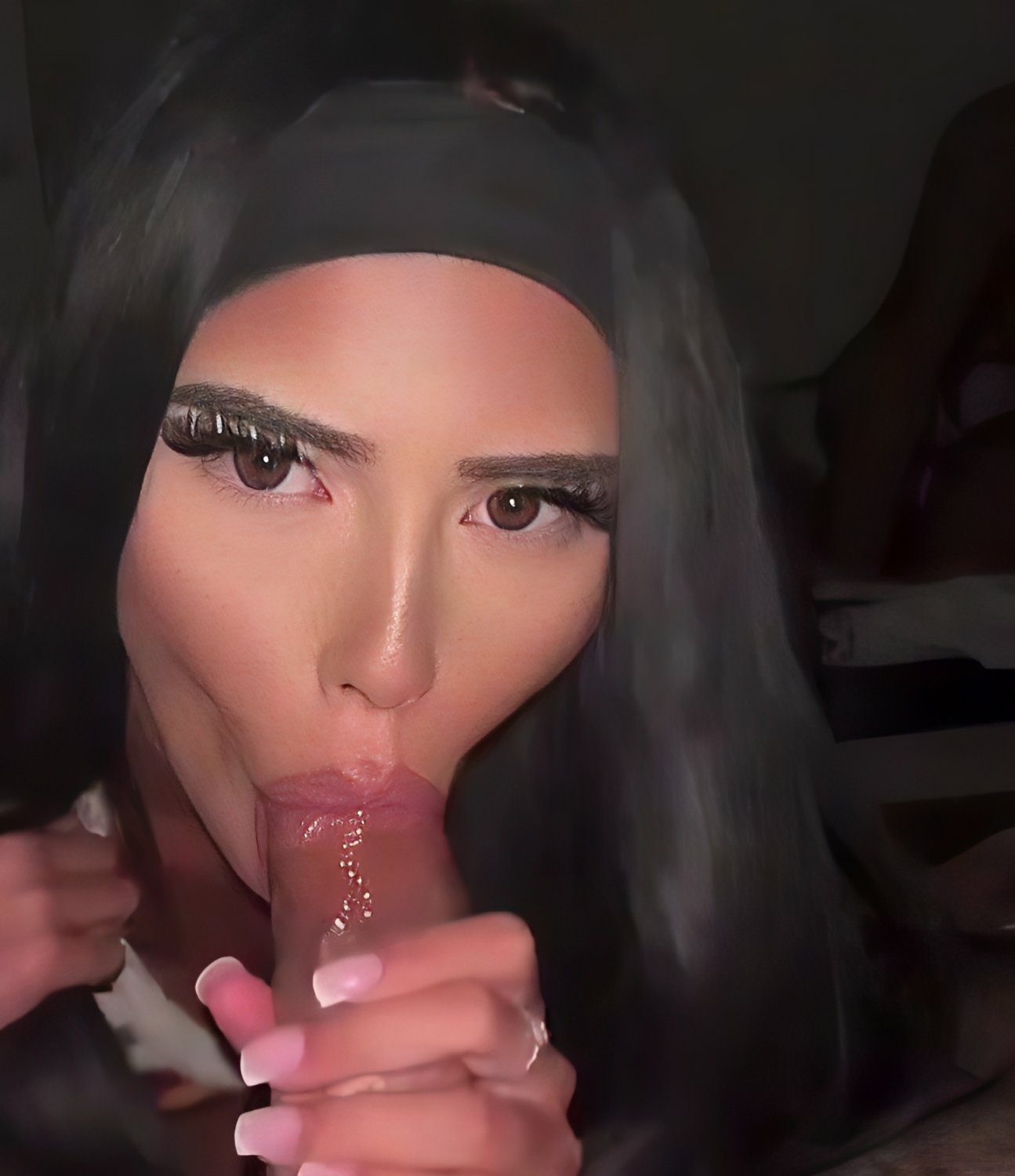 Naughty french slut beurette latina horny arab gives a sloppy blowjob to his big cock #IPeEdVo7